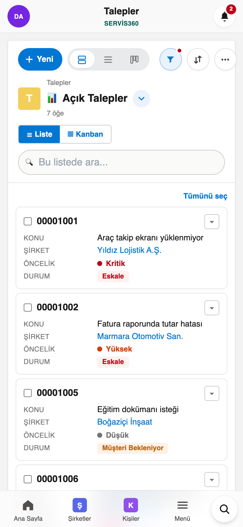 Ohana360 mobil uygulaması