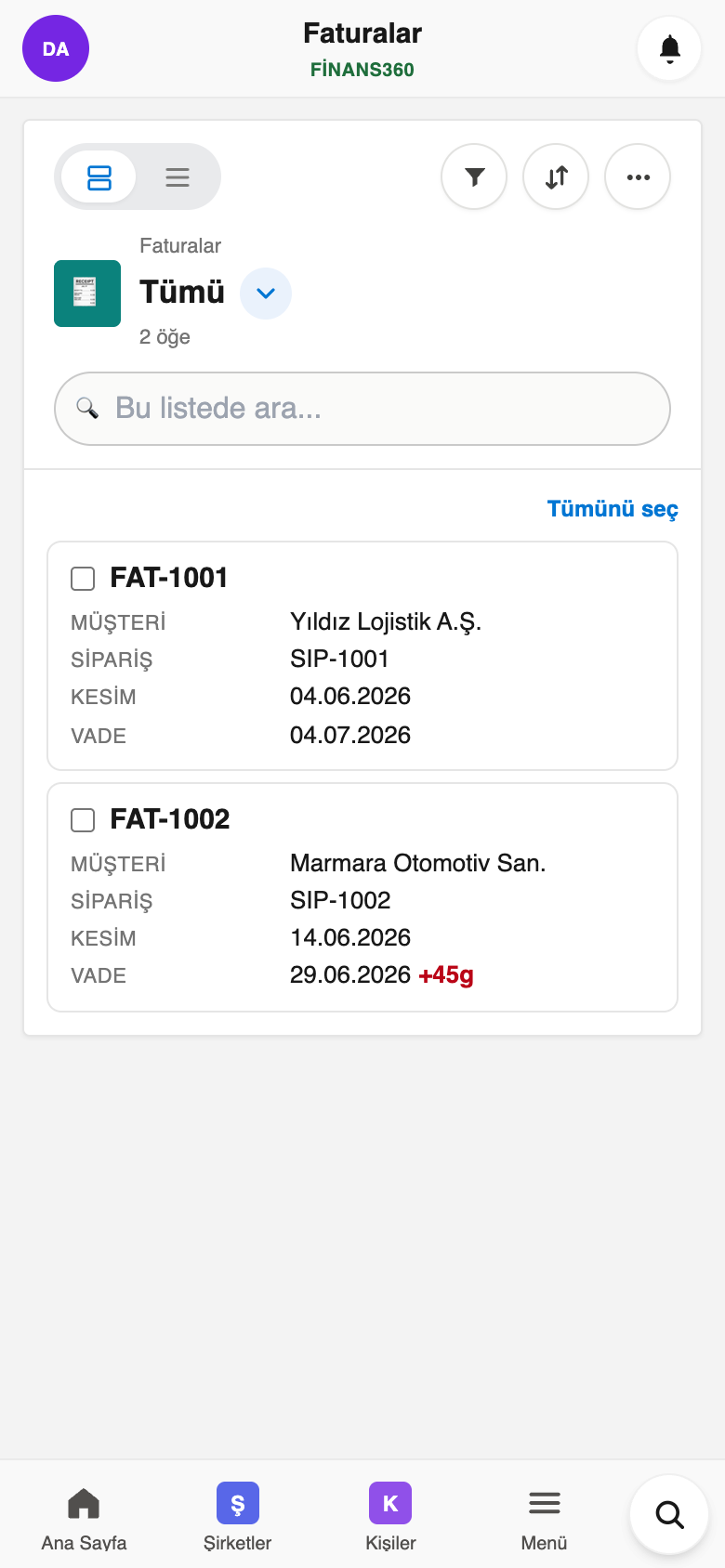 Ohana360 mobil uygulaması
