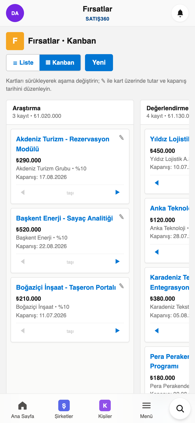 Ohana360 mobil uygulaması