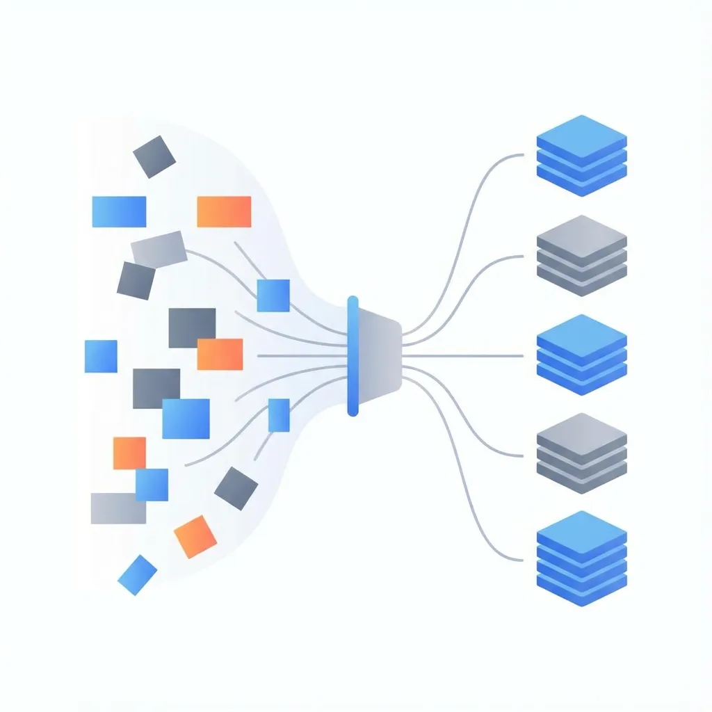 Organized Salesforce data structure visualization